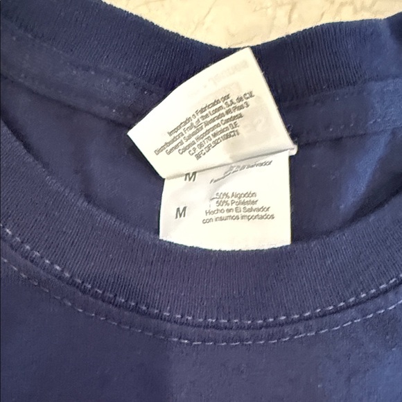 Jerzees Syracuse Orange  Kids T-Shirt - Dark Blue and Orange - Picture 4 of 7